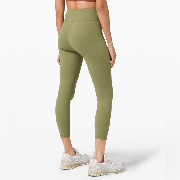 Lululemon Invigorate High-Rise Tight 25" Bronze Green Size 6 - Picture 1 of 4